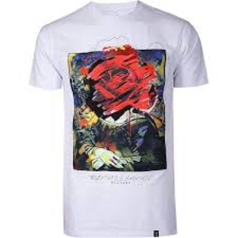 Bleeker & Mercer Renaissance History Graphic White Men’s T Shirt Medium